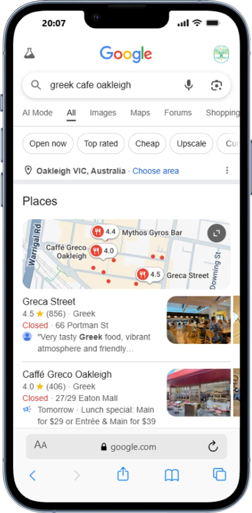 local seo search in austalia